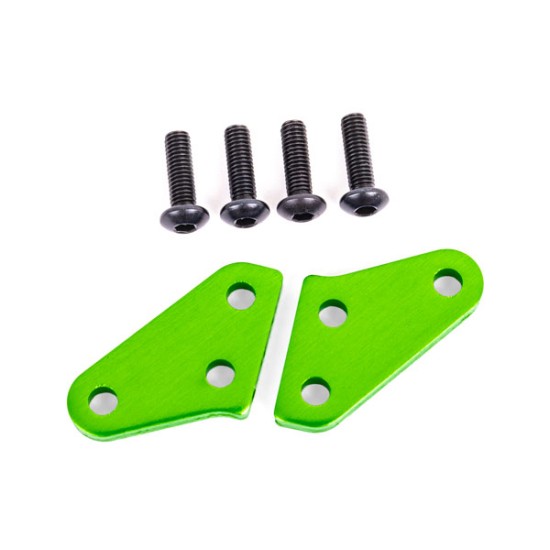 Steering block arms (aluminum, green-anodized) (2) (fits #9537 and 9637 steering blocks)