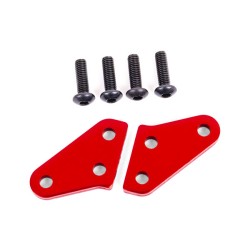 Steering block arms (aluminum, red-anodized) (2) (fits #9537 and 9637 steering blocks)
