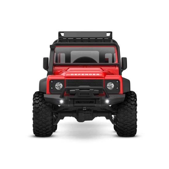 TRX-4M 1/18 Scale and Trail Crawler Land Rover 4WD Electric Truck with TQ Red