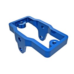 Servo mount, 6061-T6 aluminum (blue-anodized)