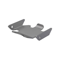 Skidplate, chassis (stainless steel)