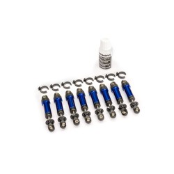 Schokdempers, GTM, 6061-T6 Aluminium (blauw geanodiseerd) (volledig gemonteerd zonder veren) (8 stuks)
