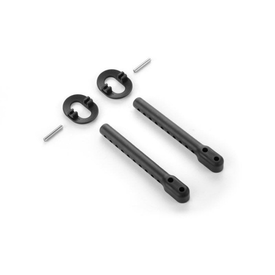 Composite Rear 6Mm Adjustable Body Mount Set +1Mm Height