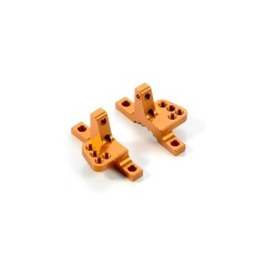 Alu Upper Clamp With 5 Adj. Roll-Centers (L+R) - Orange