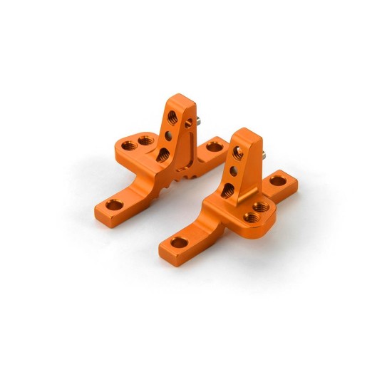 T4'19 Alu Upper Clamp With 2 Adj. Roll-Centers (L+R) - Orange