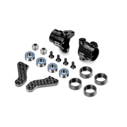 Alu Steering Blocks With Graphite Extension Plates - Set