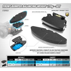 T4F 2021 Foam Bumper For 170G Weight - Hard