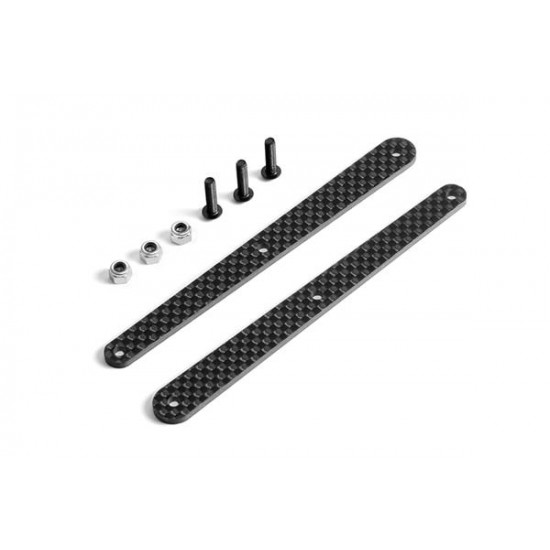 Xb8 Graphite Braces For Rear Composite Brace - Set