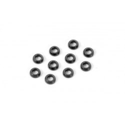 Alu Conical Shim 3X6X2.0Mm - Black (10)