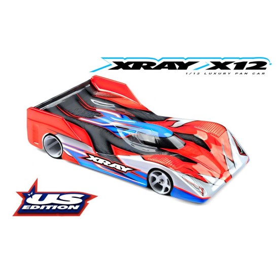 Xray x12 2024 us specificaties - 1/12 pan auto