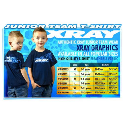Xray Junior Team T-Shirt (3/4 - 98-104Cm)
