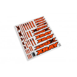 Xray Sticker For Body Neon Orange