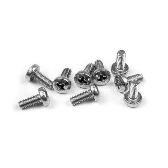Screw Phillips M2.5X6 Stainless (10)