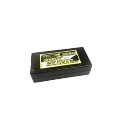 Yellow RC LiPo 4600mAh 7,4V 2S 100C Shorty Hardcase 5mm plug