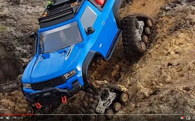 TRX-4 Sport met rups banden