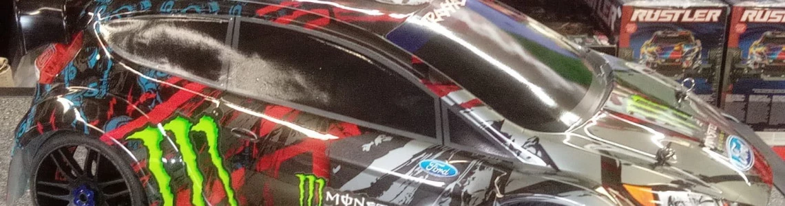Up-graden van een Traxxas Ford Fiesta Rally 1-10 scale