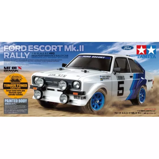 Tamiya 1/10 RC Ford Escort MkII Rally PB MF-01X bouwdoos