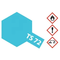 TS-72 Blue Transpar./Clear shine. 100ml S