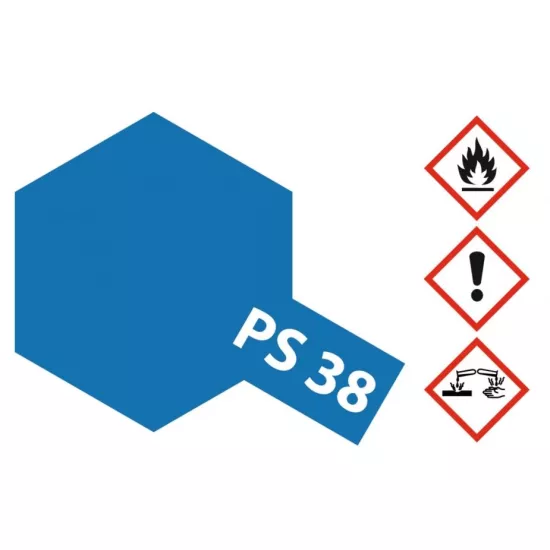 PS-38 Transparant blauw 100ml Spray