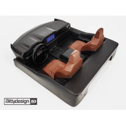 Bittydesign Clear interior for ROCK1 1/10 Rock Crawler body, Pre-Cut