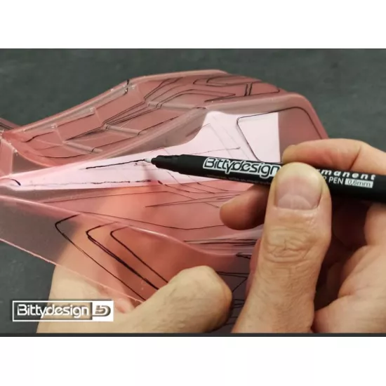 Bittydesign Marker Pen Permanent for RC bodies and most surfaces