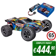 Rustler 2WD met 2S 5800mAh Complete Set Geel  + € 114,95 