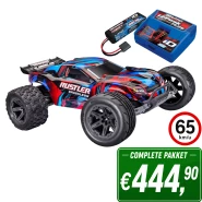 Rustler 2WD met 2S 5800mAh Complete Set Rood  + € 114,95 