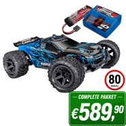 Rustler 4WD met 3S 5000mAh Complete Set Blauw  + € 139,95 