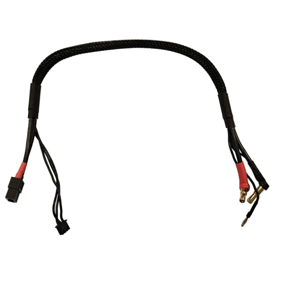 RC line 2S XH Oplaadkabel 35cm XT60 en 4/5mm en 2mm