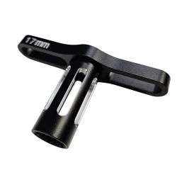17mm aluminium wiel sleutel zwart