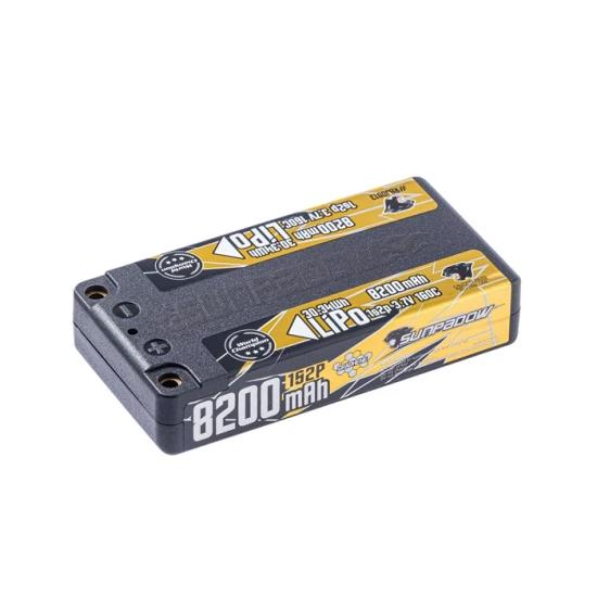 Sunpadow High end ULCG shorty Lipo  8200mAh-3.7V- 160C Graphene