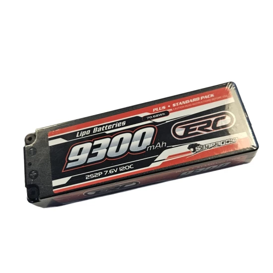 Lipo sunpadow 9300-7.6V-2S2P-120C 5MM