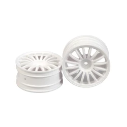 Tamiya 1:10 16 spaaks wiel (2) wit 26mm