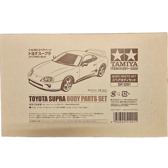 RC carrosserieset Toyota Supra transparant