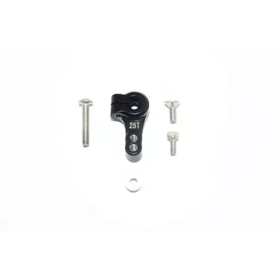 GPM TRAXXAS 1/10 Slash 4x4 Aluminum Adjustable 25T Servo Horn - 5pc set black