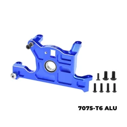 Motorsteun voor TRAXXAS JATO 4X4 VXL 7075-T6 Aluminium met Kogellager blauw