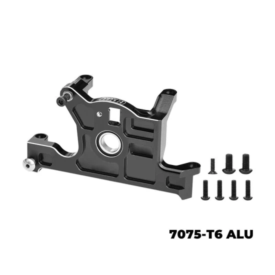 Motorsteun voor TRAXXAS JATO 4X4 VXL 7075-T6 Aluminium met Kogellager zwart