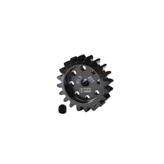 Motorpinion 40Cr staal 20T Module 1.5 GPM voor TRX X-Maxx, XRT 5mm as