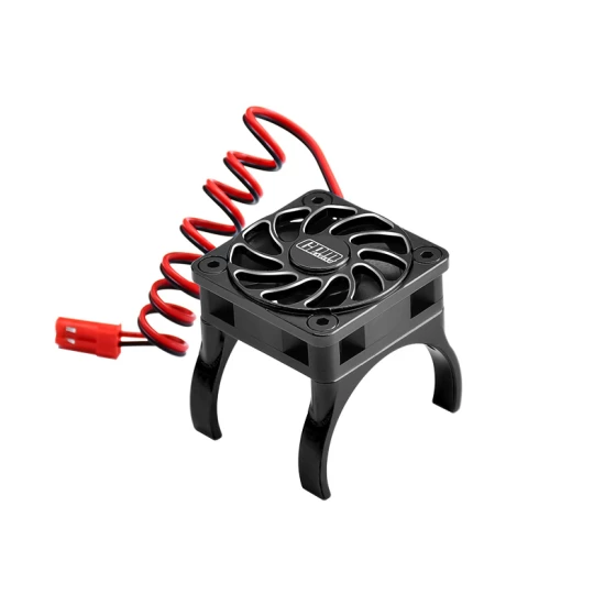 Zwart 6061 aluminium koelventilator 18.000 RPM geschikt voor 36 mm motor
