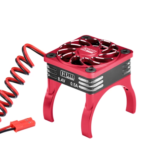 Rood 6061 aluminium hogesnelheid koelventilator 20.000 RPM geschikt voor 36 mm motor