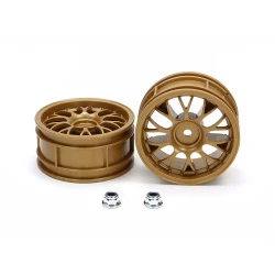 MESH WIELEN 2 STUKS. (GOUD, 26mm/plus 2)