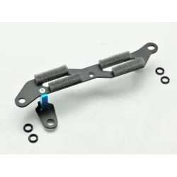 TT-02 FRP-batterijplaat en transponderhouder set