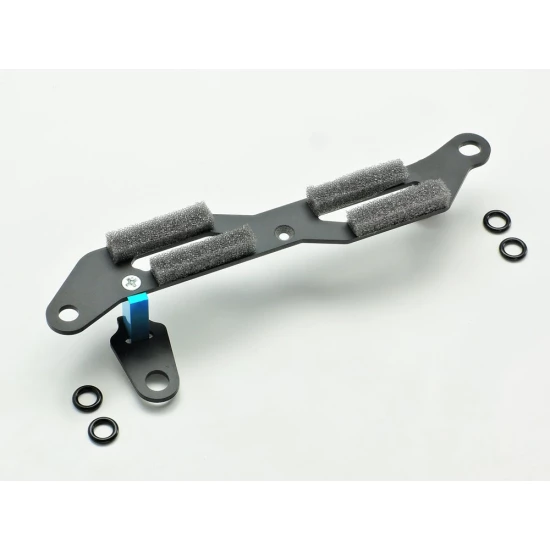 TT-02 FRP-batterijplaat en transponderhouder set