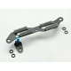 TT-02 FRP-batterijplaat en transponderhouder set