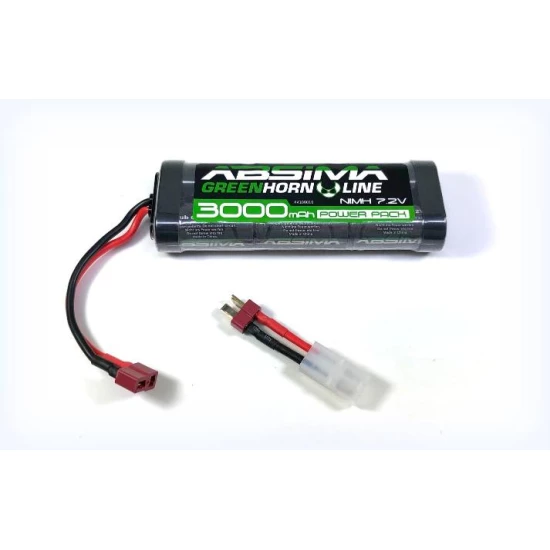 Greenhorn Vol.2 NiMH 7.2V 3000 (T-Plug plus Tamiya Adapter)