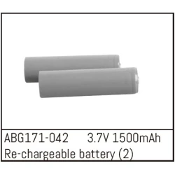 Oplaadbare Li-Ion Batterijen - 3,7V 1500mAh (2 stuks)