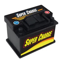 Auto battery dummy 2x3cm schaal 1/10