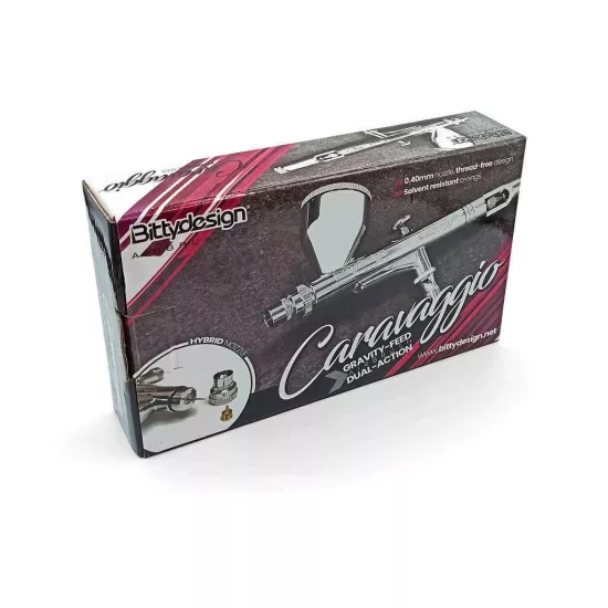 Bittydesign Caravaggio gravity-feed airbrush dual-action
