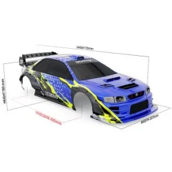 Bittydesign KANJO-S 1/7 gespoten kap voor  ARRMA Infraction/Limitless, voorgesneden, 1.5mm 