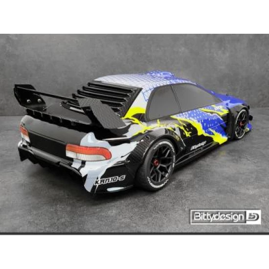 Bittydesign KANJO-S 1/7 gespoten kap voor  ARRMA Infraction/Limitless, voorgesneden, 1.5mm 